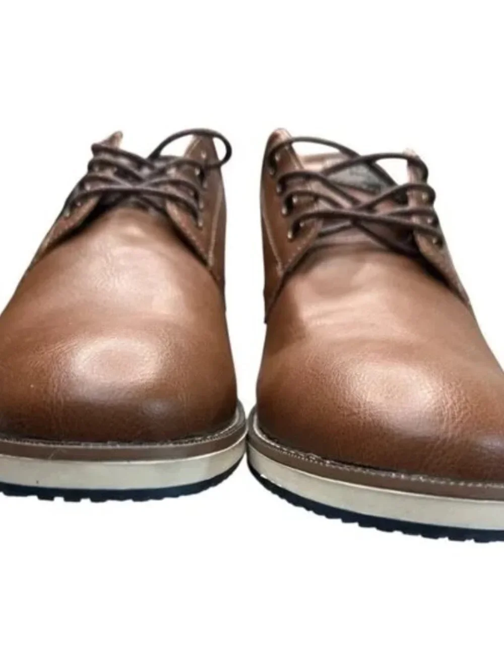 Nunn Bush Men’s Tan Oxford Dress Shoes | Size 10M | Memory Foam Comfort